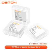 Verre de protection laser optique DETON, pièce de rechange anti-poussière et anti-éclaboussures pour équipement laser à fibre industrielle