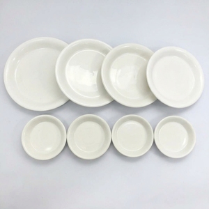 Custom Multi-Size Round White Ceramic <b>Planter</b> Saucers Glossy Flower Pot Drip Trays for Indoor Outdoor Garden Plant Protection - Product Image 3