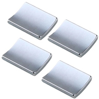 Magnet Segmen Busur Neodymium Hawell Kustom Berkualitas Tinggi Tahan Suhu Tinggi untuk Pemotongan Motor/Generator