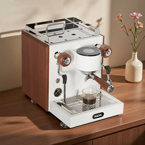 MC-15T 1600W Semi-automatic Espresso <b>Coffee</b> <b>Machine</b> Stainless Steel Brew Hot Water System <b>Touch</b> <b>Screen</b> Large Hotel - Product Image 3