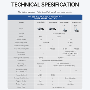خلاط مغناطيسي للمختبرات من PUNX للاستخدامات الكيميائية والصيدلانية والمختبرات المدرسية - Product Image 5