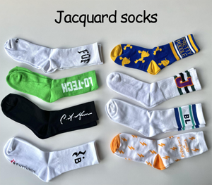 NMDZ OEM Crew Men Tube Calcetines Customize Knitted Embroidered Design Made Embroidery Custom Logo Cotton Sport Athletic Socks