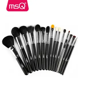 MSQ Kit Kuas Makeup Kosmetik, Kuas Makeup Kualitas Tinggi 15 Buah Pabrik Di Cina