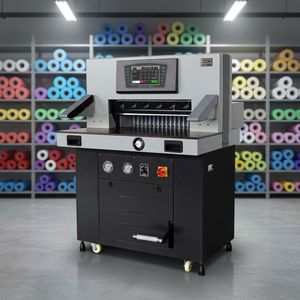 ST-6810L Large Format <b>Hydraulic</b> Paper <b>Cutter</b> Guillotine 680mm 26.77 Inch Paper Cutting Machine - Product Image 1