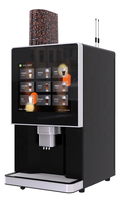 Distributeur automatique de café de table commercial avec fonction SDK, système d'exploitation Android 7.1, connectivité 3G/4G/Wi-Fi, chauffage par chaudière 150-200