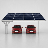 Système de montage de carport solaire, structure de carport solaire en aluminium, système de support de carport solaire pour le stationnement des voitures