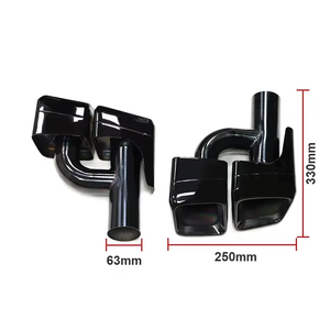 Kit de Modificación de Puntas de Escape para Mercedes Benz W218 CLS 320 Clase S 350 con Puntas Cuadradas Cuádruples para CLS <span class=keywords><strong>63</strong></span> AMG de Acero Inoxidable - Product Image 3