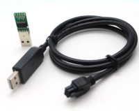 Kabel USB RS232/RS485 FTDI232 Konduktor Tembaga Murni PVC USB-A Male Molex Kabel Diagnostik untuk Komputer Tesla OEM/ODM Tersedia