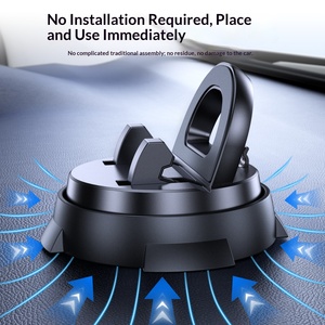 New Arrival 360 Rotation Universal Adjustable Stable Bracket Anti-slip Automatic Locking Stable Car Phone Stand - Product Image 5