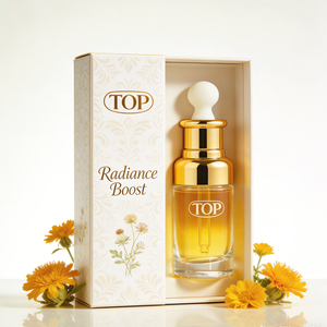 Bouteilles d'huile en verre rechargeables multi-spécifications (20/30/50 ml) - Bouchon compte-gouttes plat doré pour huiles cosmétiques et culinaires - Product Image 2