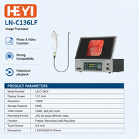 Système d'endoscope vidéo flexible portable professionnel de classe II HD 1080P, moniteur patient pour usage médical, connecteur USB, marque HEYI