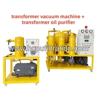 Machine de purification d'huile de transformateur triphasée automatique HOPU PLC 8 gallons – Nouvelle déshydratation profonde, dégazage et nettoyage d'huile isolante