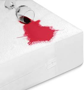 Protège-<span class=keywords><strong>matelas</strong></span> hypoallergénique imperméable à fermeture éclair, anti-<span class=keywords><strong>acariens</strong></span>, à six côtés, pour lit - Product Image 1