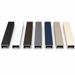 Profils en aluminium thermolaqués sur mesure pour applications architecturales, industrielles et résidentielles avec une finition de couleur durable - Product Image 1