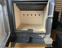 Poêle à bois miniature 4KW, chauffage d'intérieur, poêle à bois sans fumée, petit poêle à bois pour camping-car, cabane, entrepôt, tente