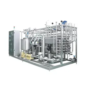 Small Scale Milk / Juice / Beverage / Beer UHT Plate Pasteurizer / Coiled Type Liquid Soy Milk Pasteurization Machine For Sale