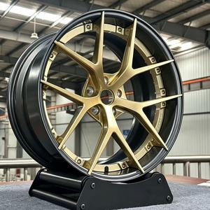 Cerchi Forgiati Personalizzati in 2 Pezzi 18 19 20 21 22 23 Pollici Multirazza 5x112 5x120 5x130 per AUDI Tesla <span class=keywords><strong>BMW</strong></span> Auto di Lusso - Product Image 3