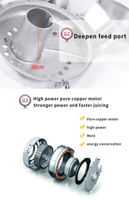 Nhà Máy bán hàng trực tiếp thương mại công nghiệp Báo Chí lạnh Máy ép trái cây cà rốt Máy ép trái cây vắt - Product Image 6