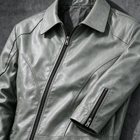 Blouson bomber pour homme, col zippé, coupe classique, vêtements d'extérieur décontractés