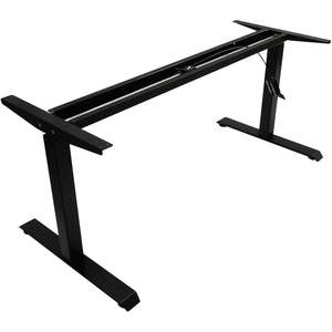 Base de table pneumatique réglable en hauteur Alera, 26-1/4 po à 39-3/8 po, noire, pour bureaux d'ordinateur - Product Image 3