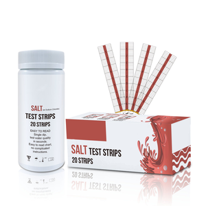 Nouveau <span class=keywords><strong>sel</strong></span> de ligne de course pour détecter la teneur en <span class=keywords><strong>sel</strong></span> dans l'eau pour les piscines Kit de <span class=keywords><strong>test</strong></span> de qualité de l'eau 20 PCS bandelettes de <span class=keywords><strong>test</strong></span> de <span class=keywords><strong>sel</strong></span> - Product Image 4