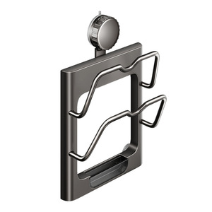 Soporte para tapas de ollas Bngs, montado en la pared con ventosa fuerte, sin taladro ni perforaciones, estante de almacenamiento para tablas de cortar y tapas de sartenes de cocina. - Product Image 5