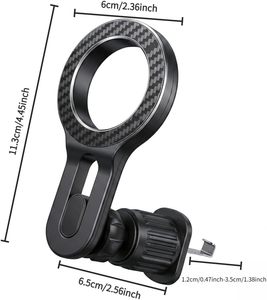 Support magnétique pour téléphone de voiture, support de téléphone magnétique super puissant pour tableau de bord, pare-brise, support de téléphone portable - Product Image 6