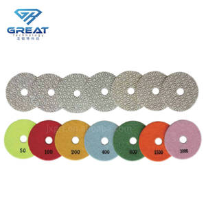 Dischi Abrasivi Rotanti Diamantati da 100mm per Lucidatura e Levigatura di Pietra Ingegnerizzata - Product Image 1