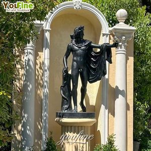 YOUFINE Statue de jardin classique grandeur nature en bronze grec de l'<span class=keywords><strong>Apollon</strong></span> - Product Image 2