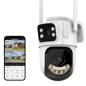 Cámara de Seguridad Exterior PTZ con Detección de Movimiento, Visión Nocturna en Color, Impermeable IP66, Lente Dual de 6MP, Audio Bidireccional, Nube <span class=keywords><strong>ICSEE</strong></span>, <span class=keywords><strong>WIFI</strong></span> - Product Image 4