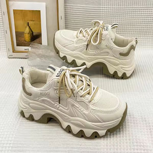 Zapatos de Plataforma Retro para Mujer, Transpirables, con Cordones, Antideslizantes, con Suela Gruesa y Soporte de Arco, Tendencia de Moda Atemporal - Product Image 3