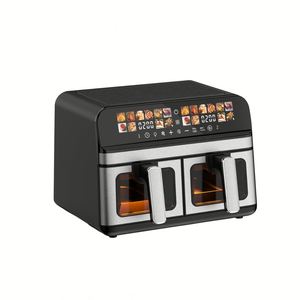 Nueva Freidora de Aire 2025 de 1700W y 9L con Mango Desmontable, Acero Inoxidable, Pantalla a Color Moderna, Múltiples Menús, Venta al por Mayor de Fábrica - Product Image 2