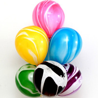 12 pouces 2.8g Agate Latex boule épaissie coloré nuage ballon noël mariage et fête d'anniversaire Festival décoration