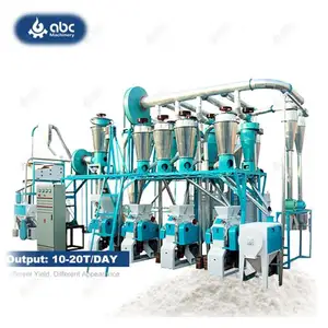 Low Price Automatic Wheat Flour Mill Machinery Complete 20 Ton Per Day Mini Flour Mill Plant