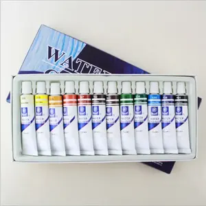 Ensemble de peinture aquarelle d'artiste Peinture de qualité OEM Emballage en papier Ensemble d'aquarelle Kit d'activités de studio