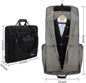 Free Sample Garment Duffel <b>Bag</b> for <b>Men</b>, Waterproof Foldable Travel Suit <b>Bag</b> with Shoulder Strap <b>Weekender</b> <b>Bag</b> with Shoe Pouch - Product Image 1
