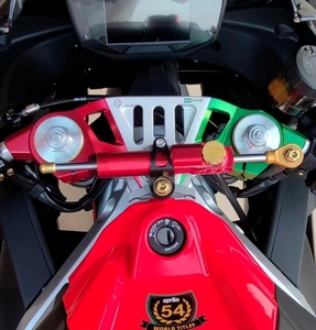 Tay lái clip-on độ CNC hợp kim nhôm dành cho Aprilia RS660 2021-2023, kẹp trên phía trước, JMZGTG ALL THINGS A-CLASS - Product Image 5