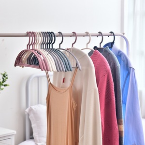 Plastic Clothes Hanger Half Circle Non Slip Wide Shoulder Adult Thickened Hanger For Clothes Trouser Tie Storage - Product Image 2