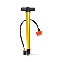 Whizz Accessoire Mini Pompes À Vélo Haute Qualité Portable Cycle Pompe Valve Adaptateur En Acier Plancher Pompe À Main Vélo Pneus 0.7MPA