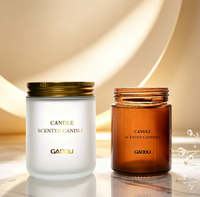 Bocaux en verre uniques pour bougies, contenants en verre pour bougies, bocaux en verre vides pour bougies avec couvercle
