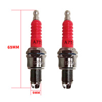 Bougies d'allumage pour moto A7TC, D8TC, B8RTC, à trois broches, à une seule broche, vente en gros. Accessoires de moto