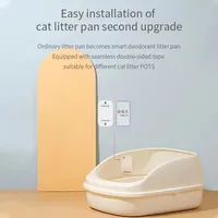 Éliminateur d'odeurs intelligent pour animaux de compagnie avec détection intelligente, purificateur d'air à oxygène moléculaire actif pour litière de chat