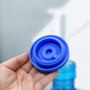 Wieder verwendbare, nicht verschüttete Silikon-Gallonen-Wasser flaschen deckel in Lebensmittel qualität Wasserkrug kappen für 3 und 5 Gallonen Wasserkrug - Product Image 3