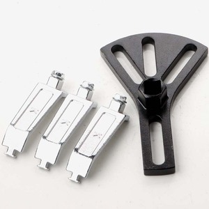 Three Jaw Tool Fuel Cap Removal Wrench Metric Hex Opening Smooth Jaw Industrial Grade High Carbon Steel Black Surface - Product Image 3
