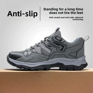 Scarpe da lavoro estive da uomo, morbide e traspiranti, con puntale in acciaio, anti-schiacciamento, anti-perforazione, antiscivolo, scarpe antinfortunistiche, scarpe di protezione per il lavoro - Product Image 2