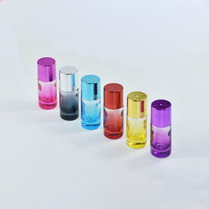 20ml de lujo redondo azul/Rojo/rosa/púrpura/amarillo botella de perfume botella rociadora de vidrio de color con tapa de pulverización de niebla de tornillo - Product Image 2