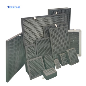 チャコールフィルターハニカム活性炭段ボールフレーム工場供給カスタマイズ - Product Image 1