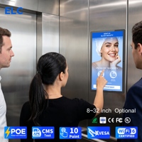 Pantalla Táctil Digital de 21.5 Pulgadas para Ascensores, para Publicidad en Interiores e Información de Edificios en Edificios Comerciales