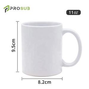 <span class=keywords><strong>Taza</strong></span> de Café Cónica de Cerámica Prosub Classic de 11 oz con Impresión por Sublimación Personalizada, Blanca, Apta <span class=keywords><strong>para</strong></span> Lavavajillas, <span class=keywords><strong>para</strong></span> Bebidas Calientes, Venta al por Mayor - Product Image 3