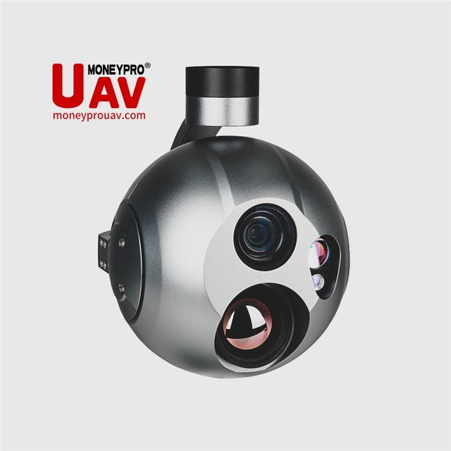 A20KTR-20 5km Range 30x Optical Zoom Dual-Sensor Laser Rangefinder Gimbal Night Vision Thermal Imaging AI Drones Accessories
